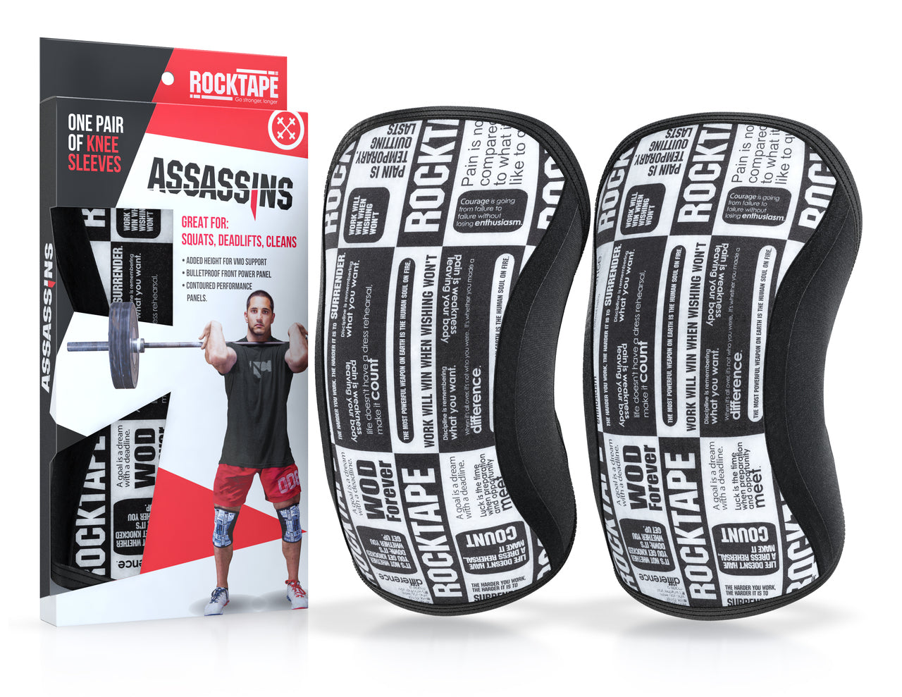 Rocktape Assassins Knee Sleeves and Protectors Manifesto