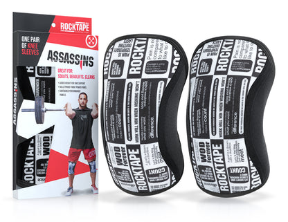 Rocktape Assassins Knee Sleeves and Protectors Manifesto
