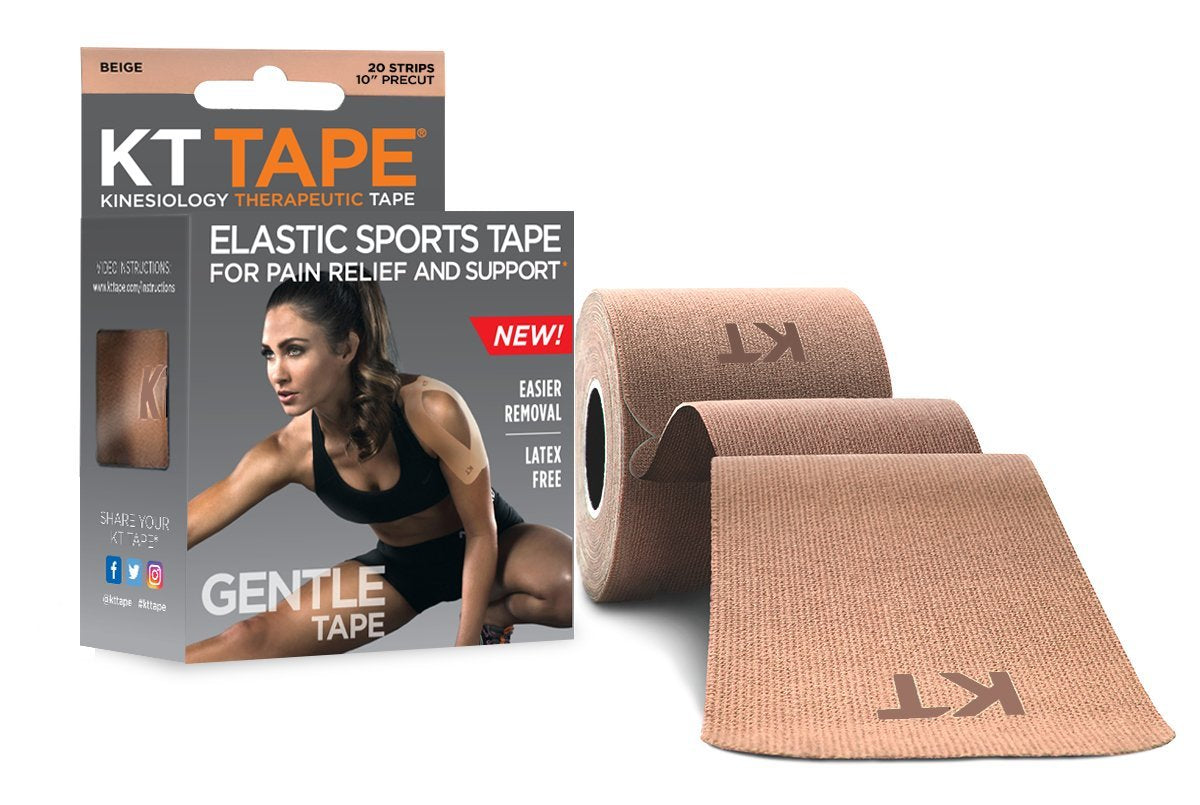 KT TAPE プレカット ベージュ KT Tape Gentle Tape - Precut Gentle Adhesive Strips – Theratape