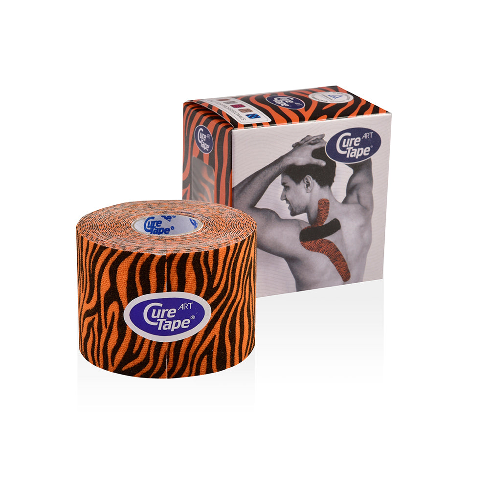 CureTape Art Single Roll and Box - Tiger