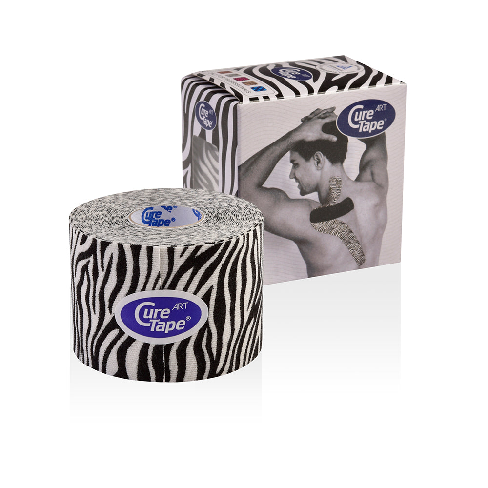 CureTape Art Single Roll and Box - Zebra