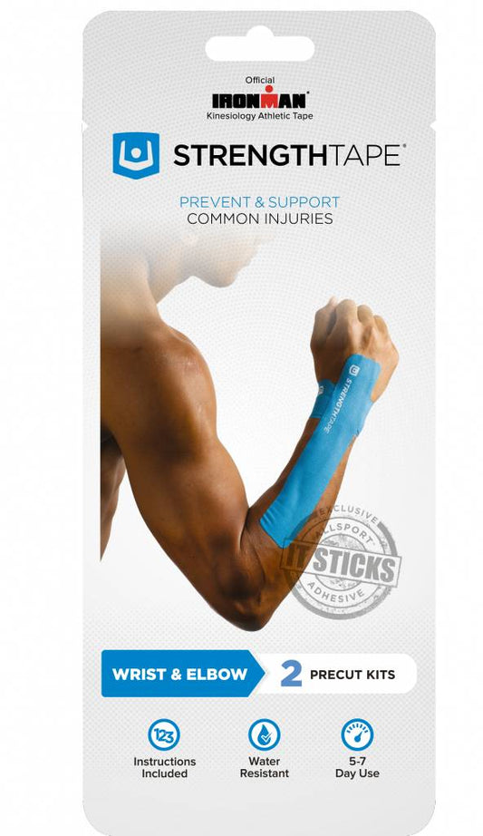 StrengthTape Precut Taping Kit for Elbow, Wrist, Carpal Tunnel