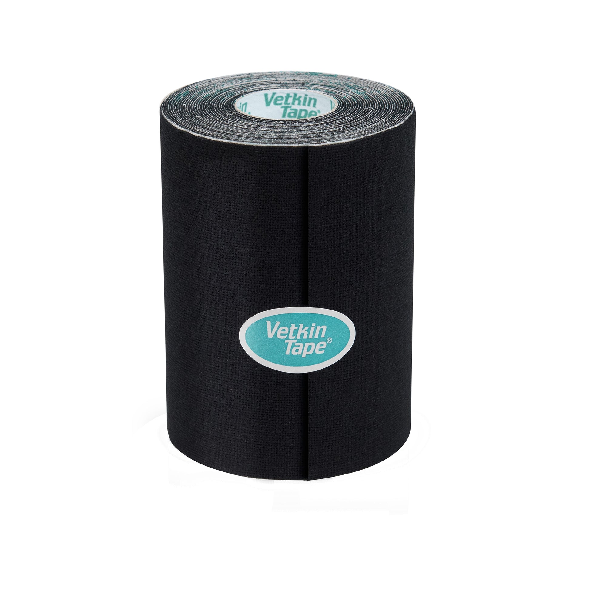 VetkinTape Kinesiology Tape 4" Roll Black