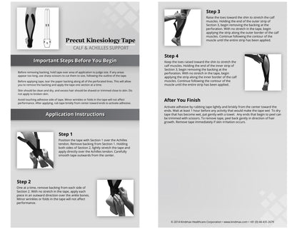 Kindmax Precut Calf & Achilles Support - Package Inside