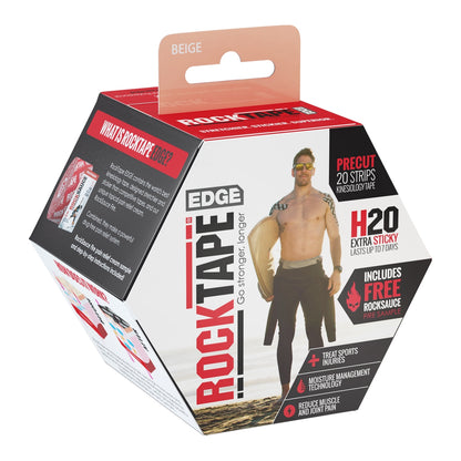 RockTape Edge Uncut Roll Beige Box and Case