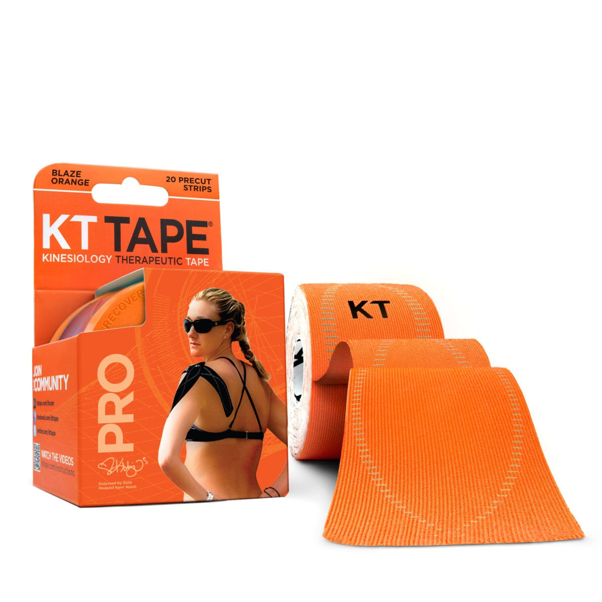KT Tape Pro - 20 Precut Strips