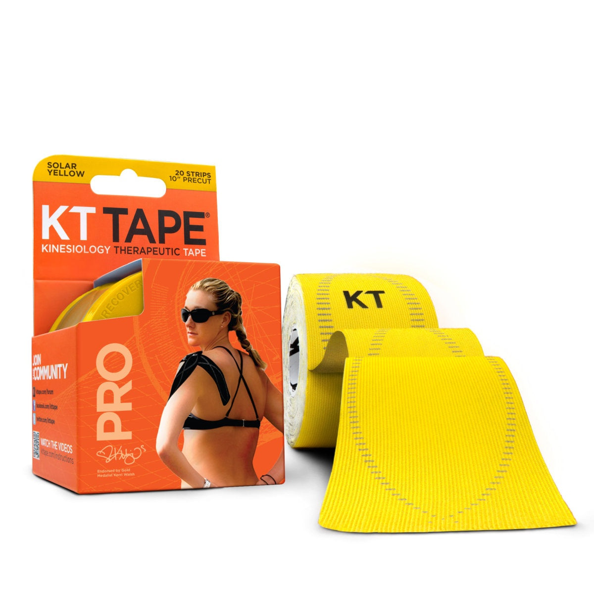KT Tape Pro - 20 Precut Strips