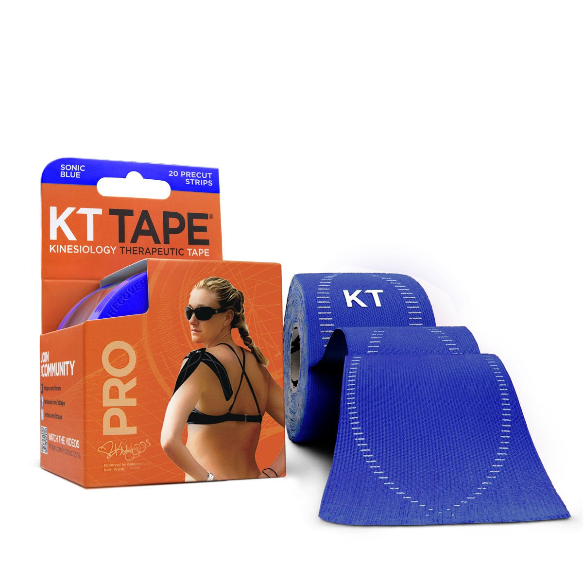 KT Tape Pro - 20 Precut Strips