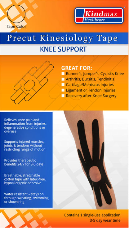 Kindmax Kinesiology Tape Knee Support - Package Front