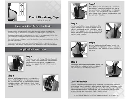 Kindmax Precut Neck Support -Package Inside