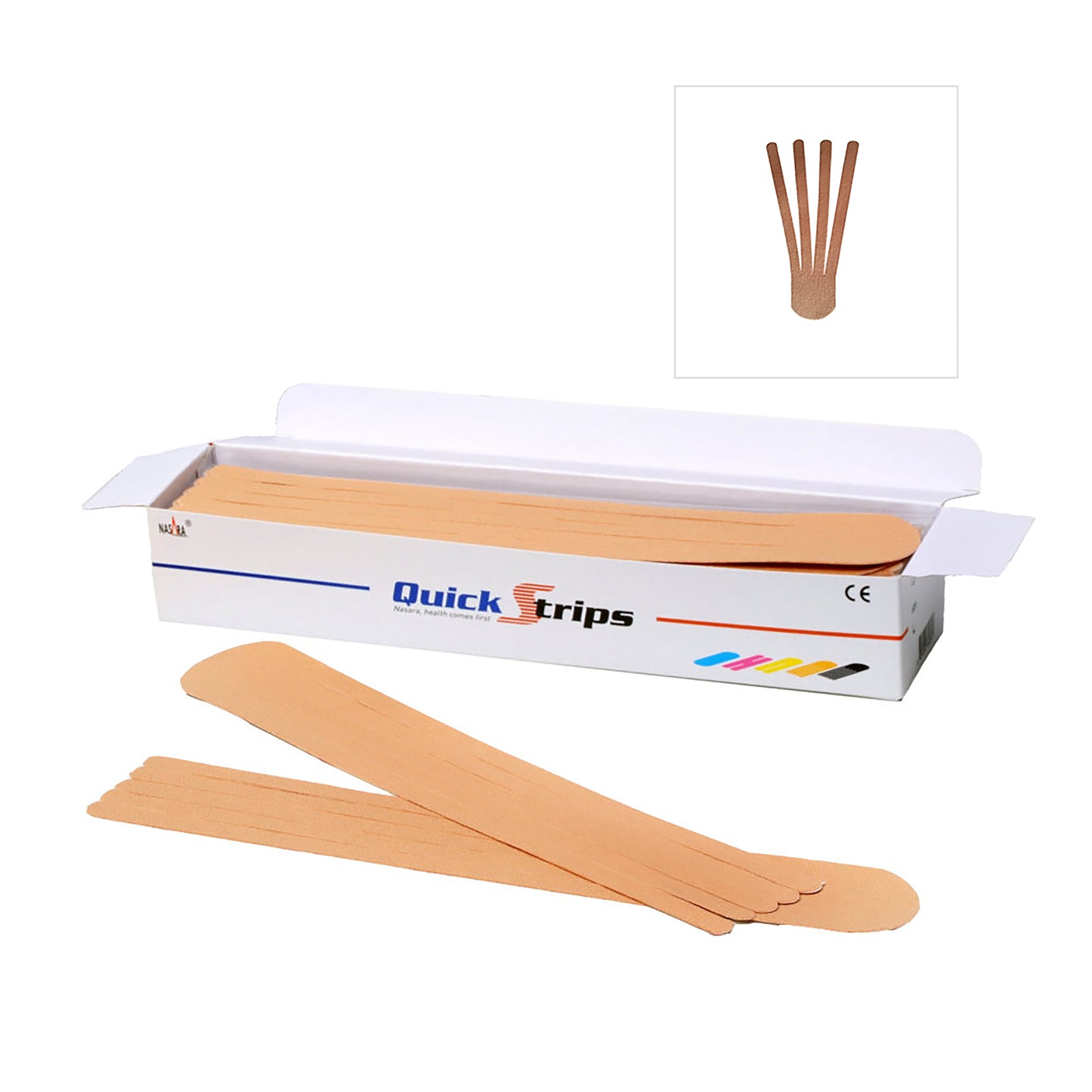 Nasara 8" Box of 50 Edema Pack and Extended Fan Large Version