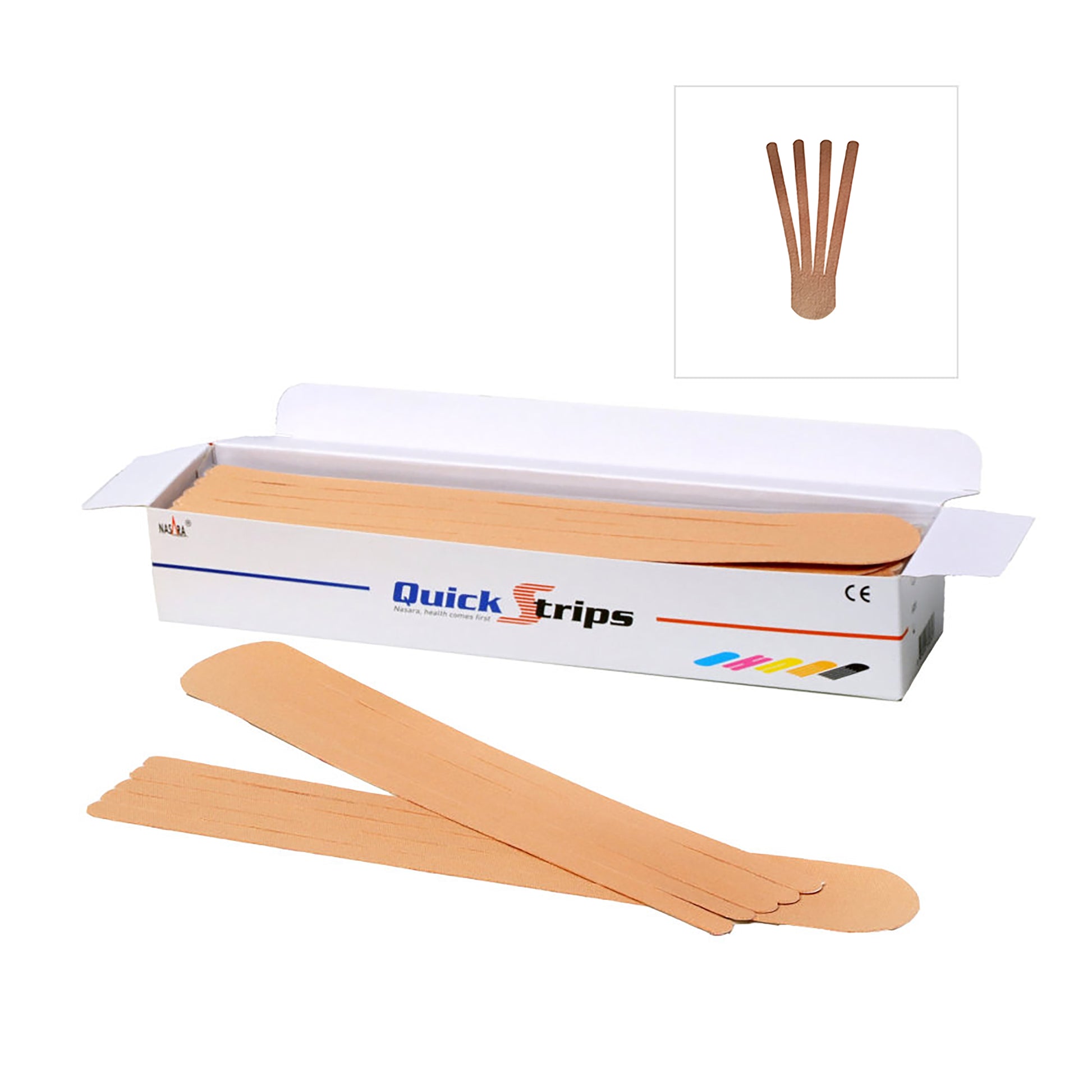 Nasara 8" Box of 50 Edema Pack and Extended Fan Large Version