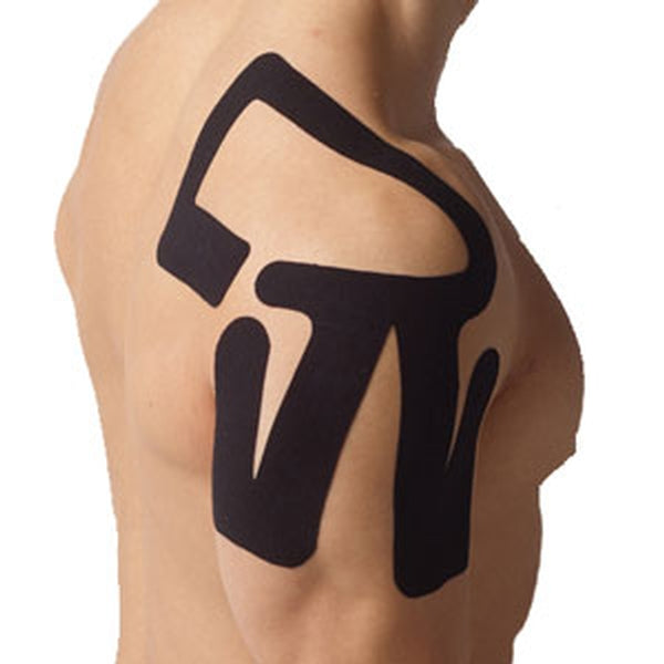 SpiderTech Precut Right Shoulder Tape Black