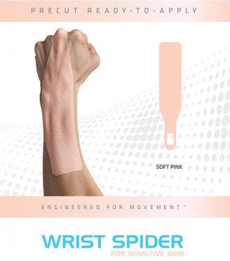 SpiderTech Gentle Precut Wrist Tape