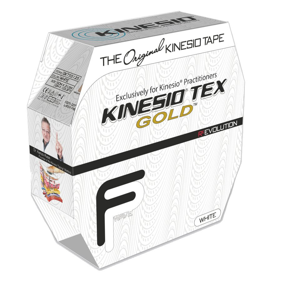 Kinesio Tape Gold FP Bulk Roll - White