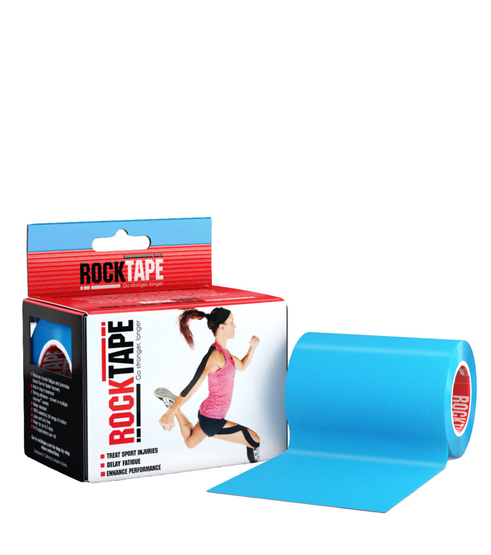 RockTape Mini Big Daddy 4 Inch Kinesiology Tape - Light Blue