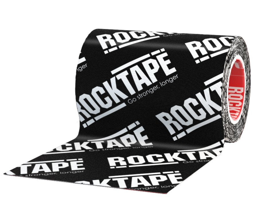 RockTape Mini Big Daddy 4 Inch Kinesiology Tape - Black RockTape Logo