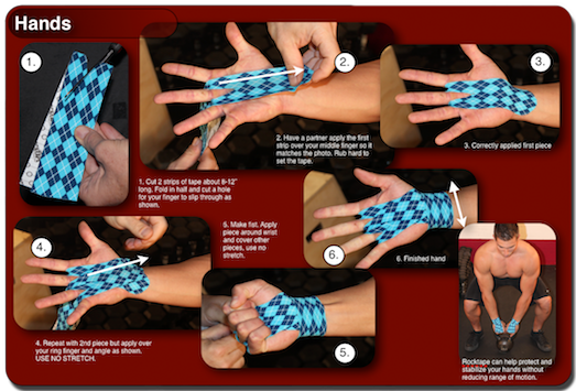 power taping hands