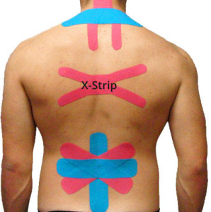 Kinesiology Tape Precut X Strips