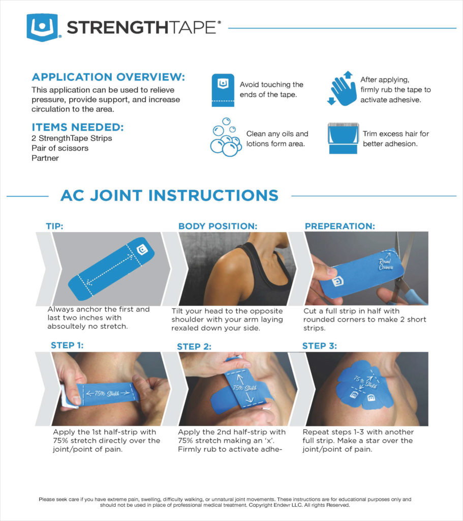 AC Joint Pain - StrengthTape • TheraTape Education Center