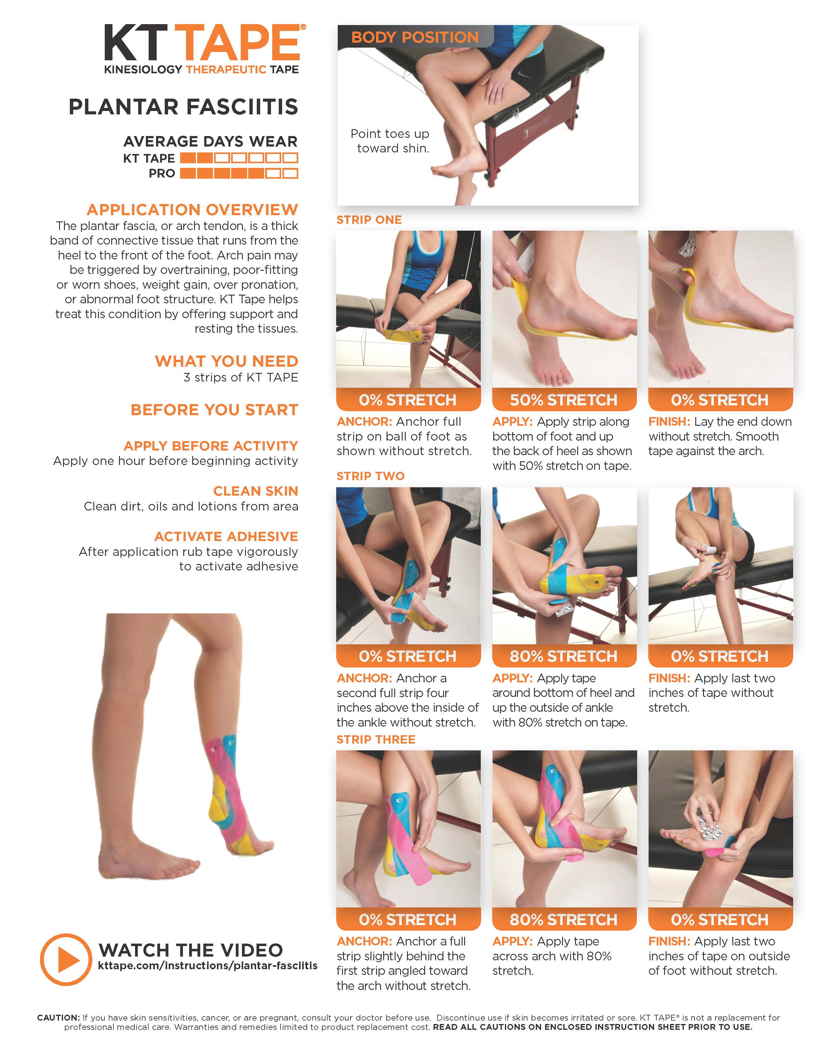 kinetic tape ankle