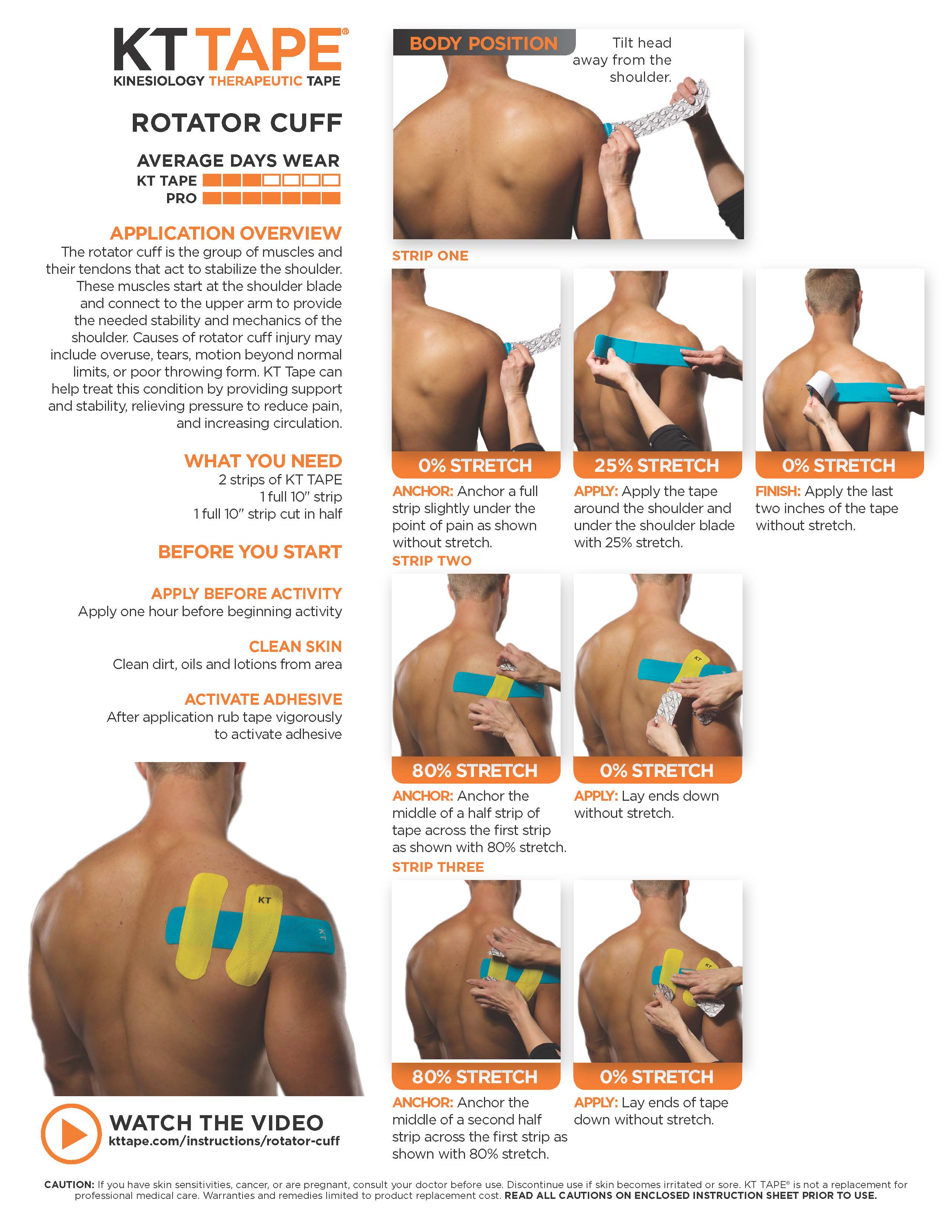 kt tape for shoulder pain
